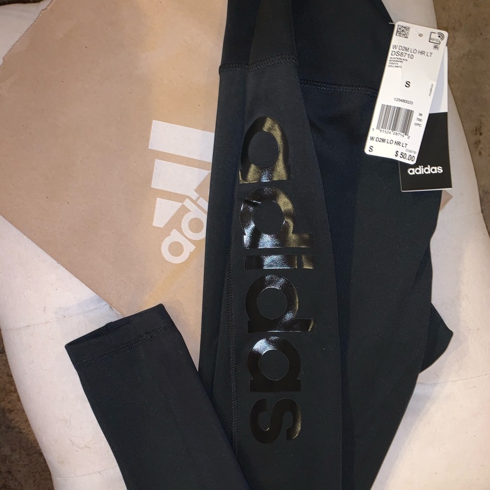 Adidas black coolant pants